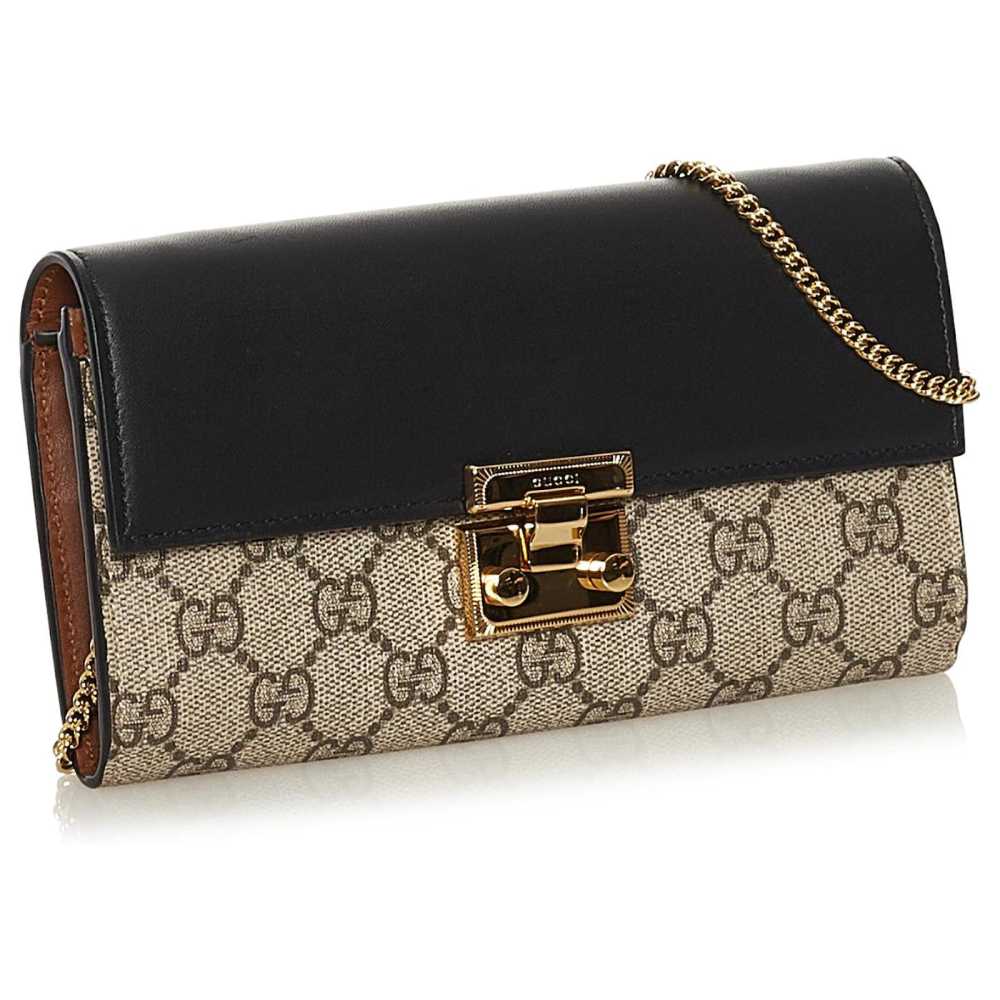 Gucci GG Marmont bi-color wallet on chain-2