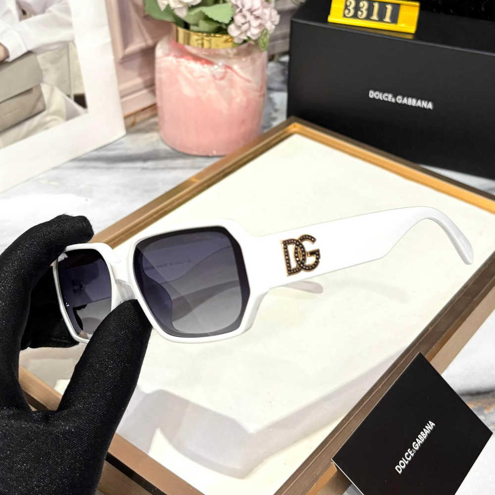 Dolce & Gabbana White Premium Women's Sunglasses-thumb-1