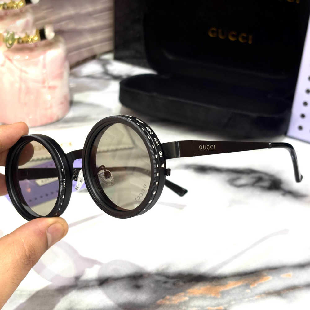 Gucci Lens Changing Luxury Sunglasses-thumb-3