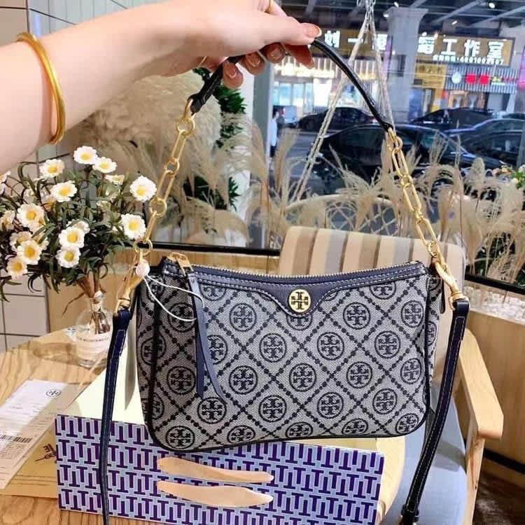 Buy Tory Burch T Monogram Jacquard Black Shoulder Bag Online Buy Tory Burch T Monogram Jacquard Black Shoulder Bag Online