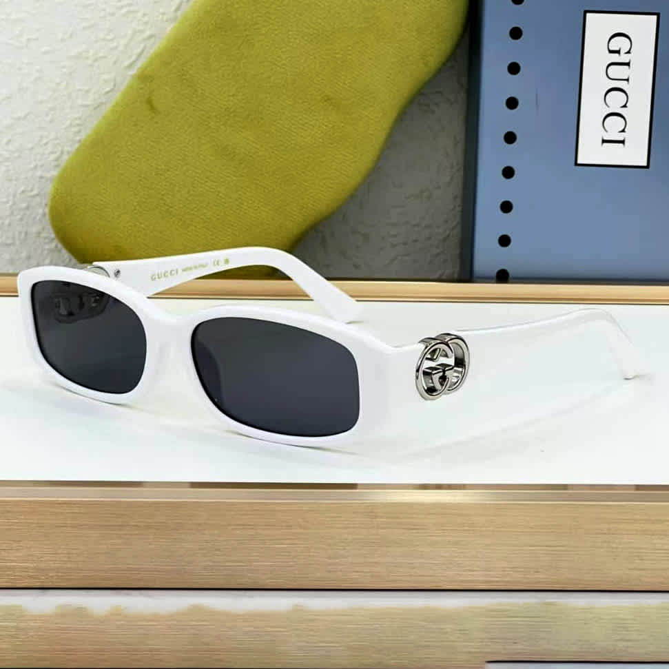 Gucci White Luxury Sunglasses