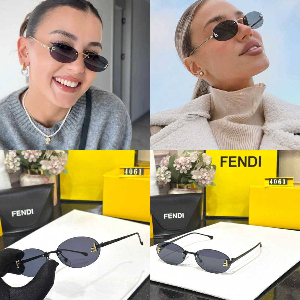 Fendi Black Premium Women's Sunglasses-thumb-2