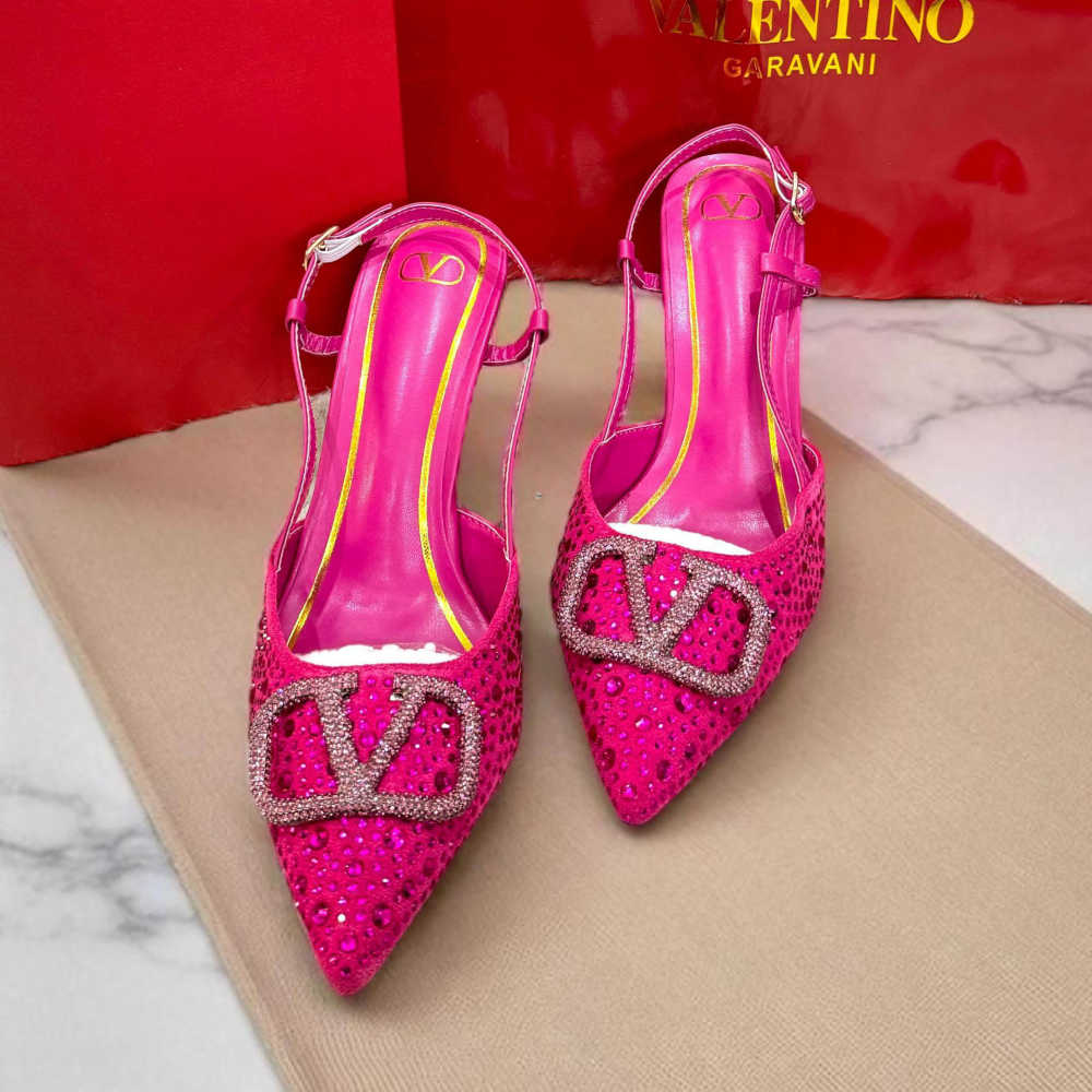 VALENTINO ピンク ミュール 37 ll07273_valentino_garavani_pin