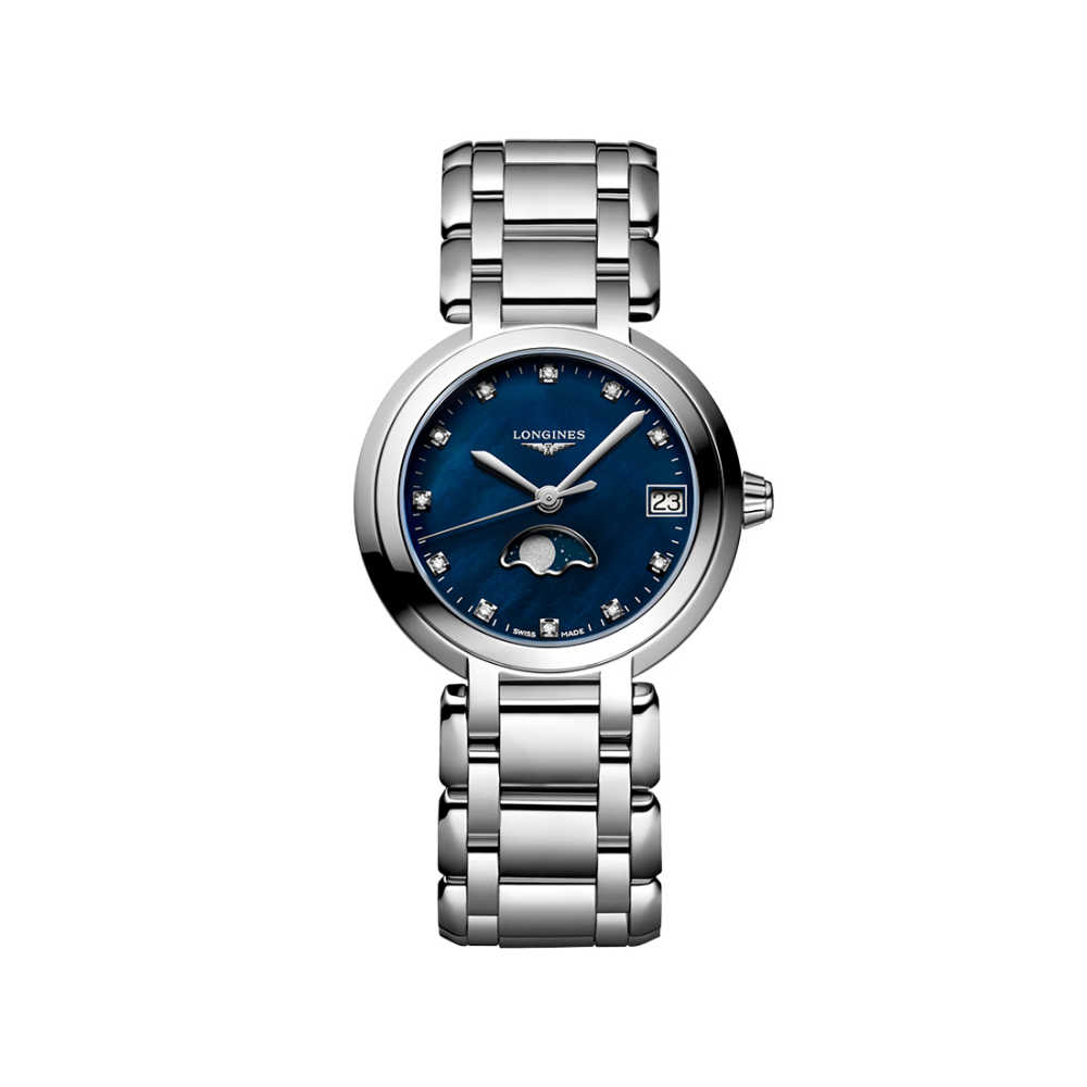 Longines Primaluna Moonphase Quartz Watch L8.115.4.98.6