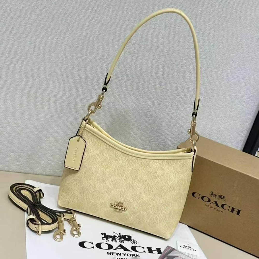 Coach Laurel Small Cream Hobo Bag