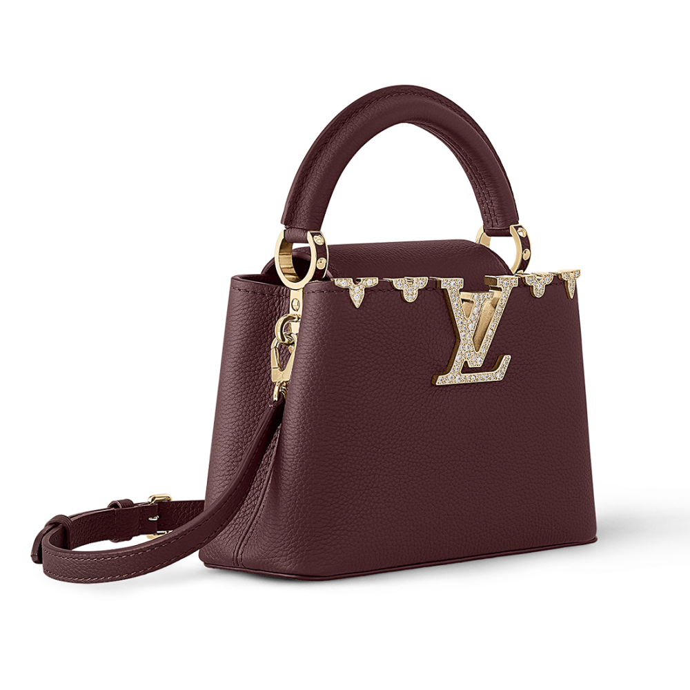 Louis Vuitton Capucines Wine Shoulder Bag-thumb-2