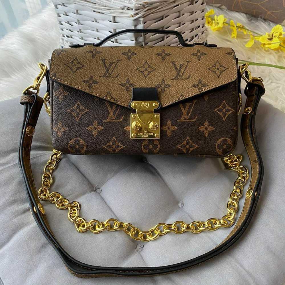 Louis Vuitton Metis Pochette Light Brown East West Shoulder Three Way Carry Bag