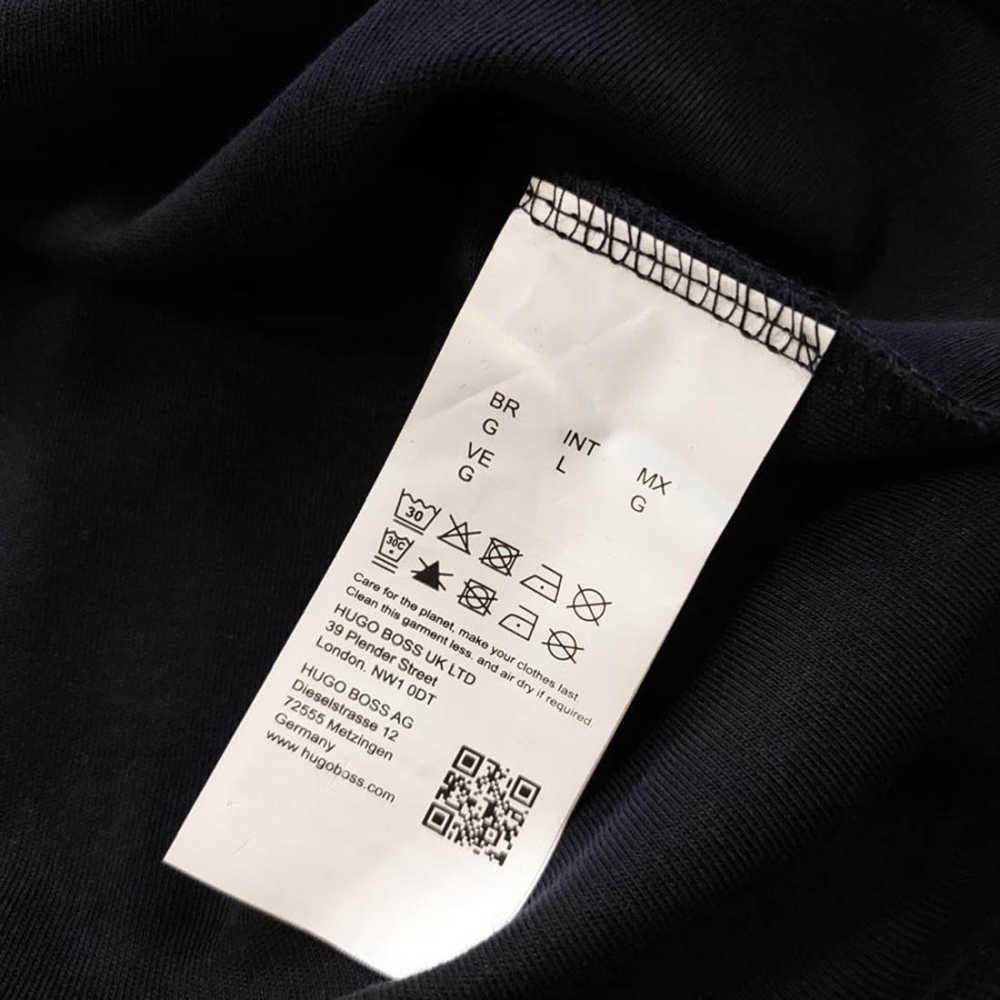 Boss Embroidery Black Cotton Sweatshirt-4