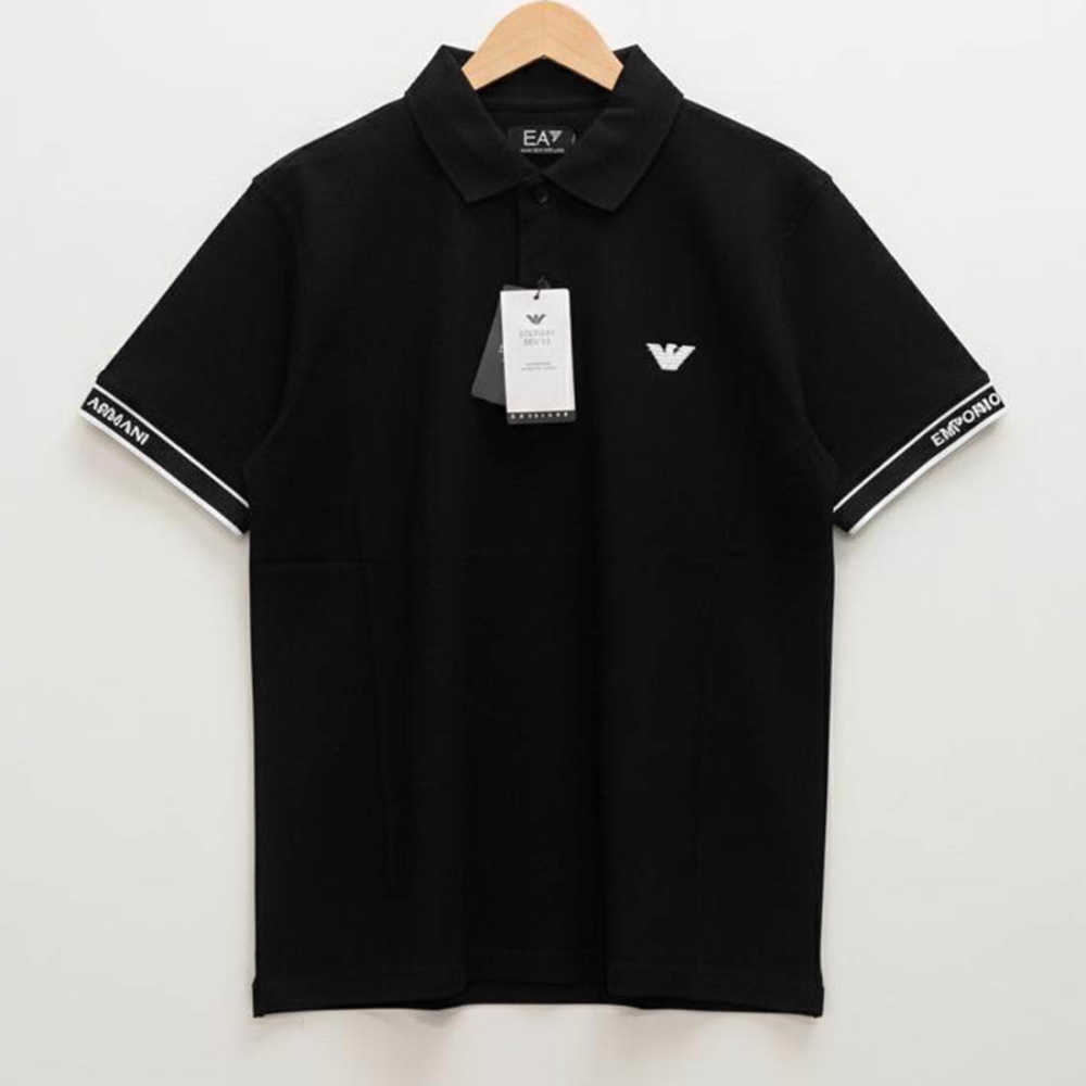 Emporio Armani Black Premium Quality Polo T-shirt