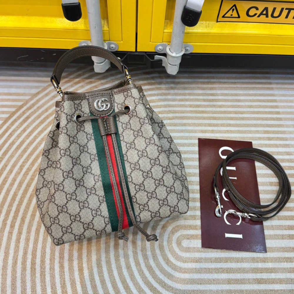 Gucci Ophidia Beige Bucket Bag-thumb-2