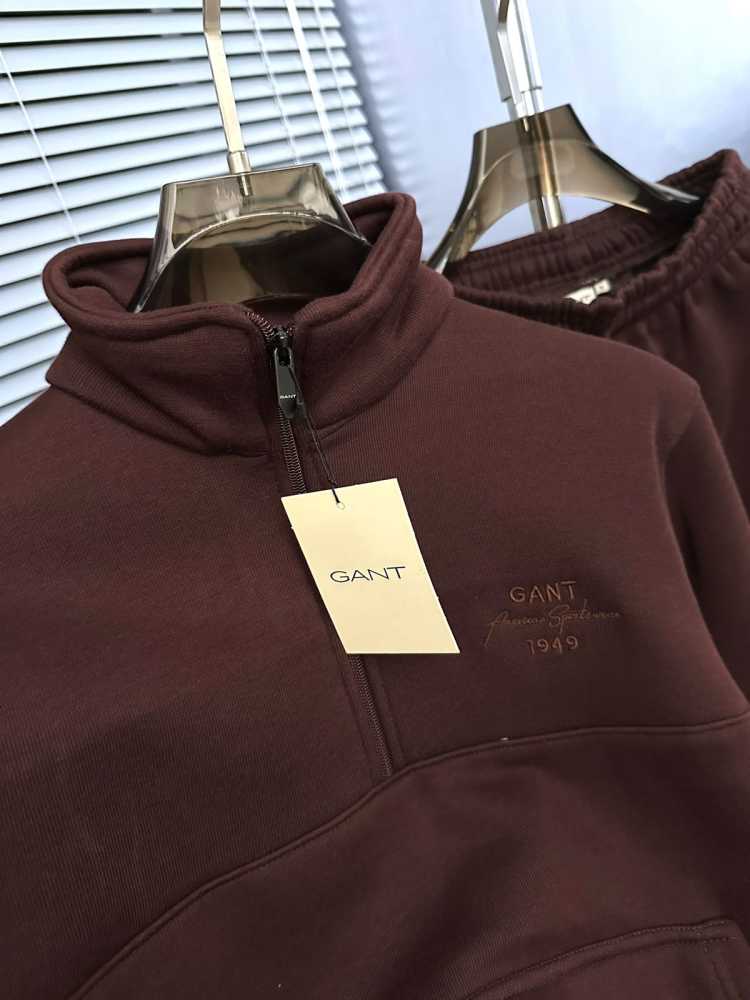 Gant Dark Brown Premium Quality Warm Tracksuit-thumb-2