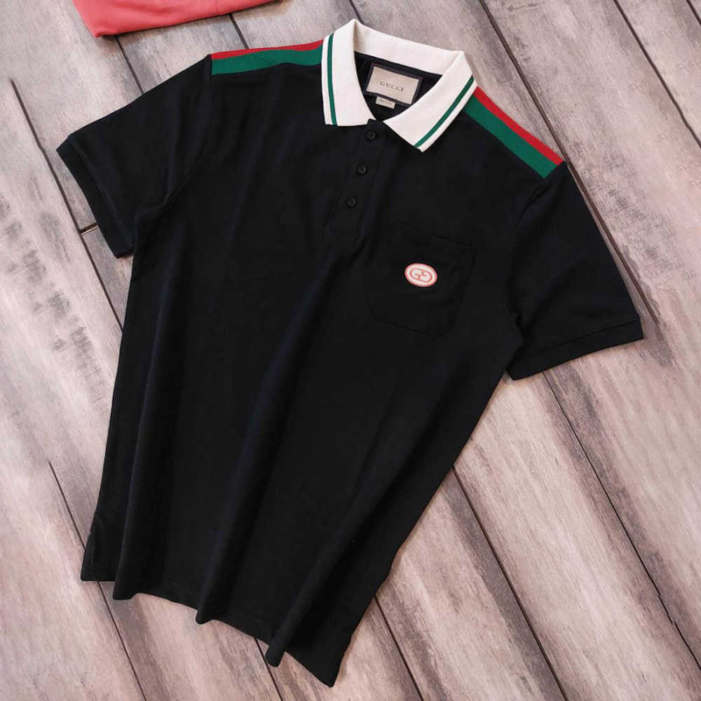 Gucci Black Premium Quality Polo T-shirt-0