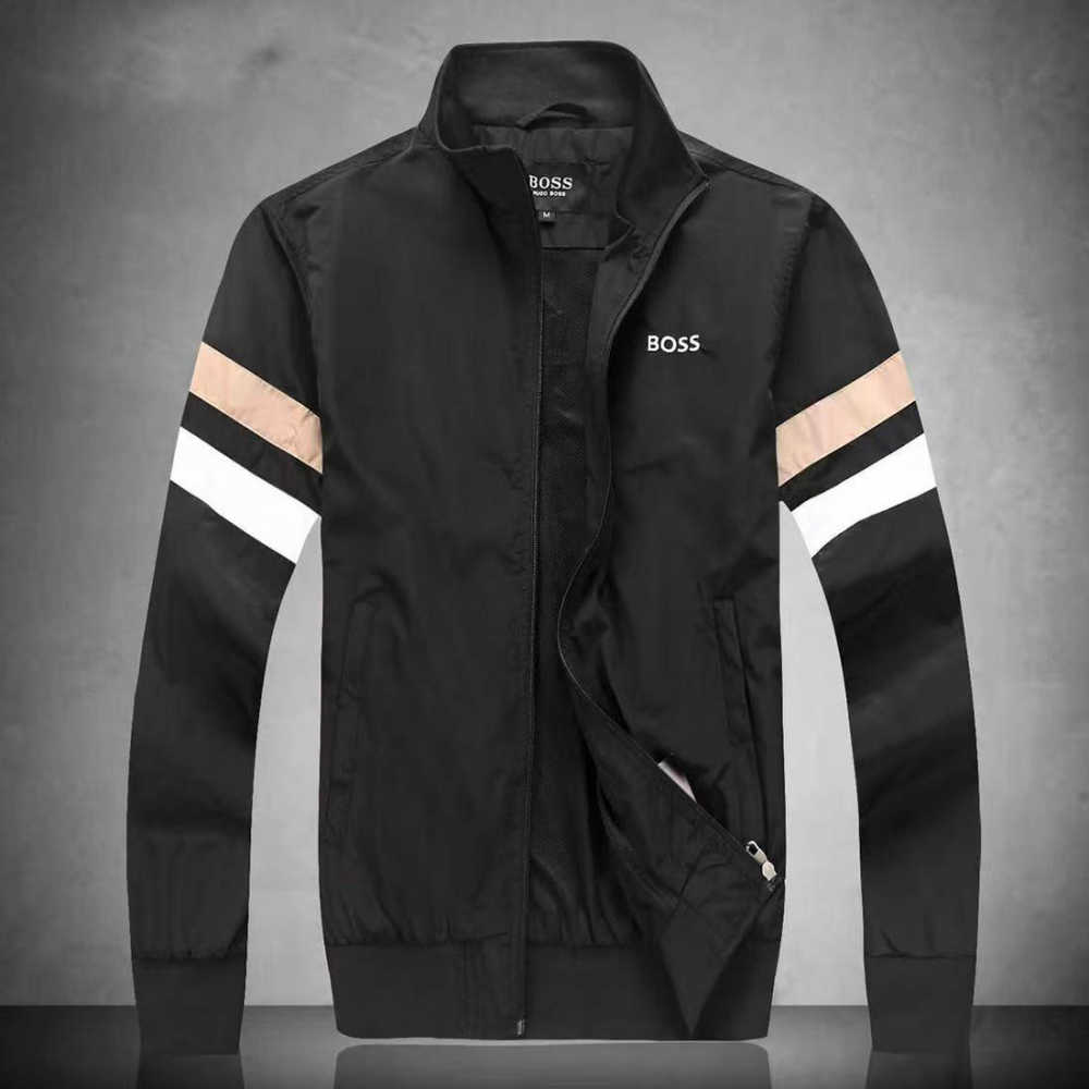 Boss Embroidered logo Black Premium Quality Zipper-thumb-1