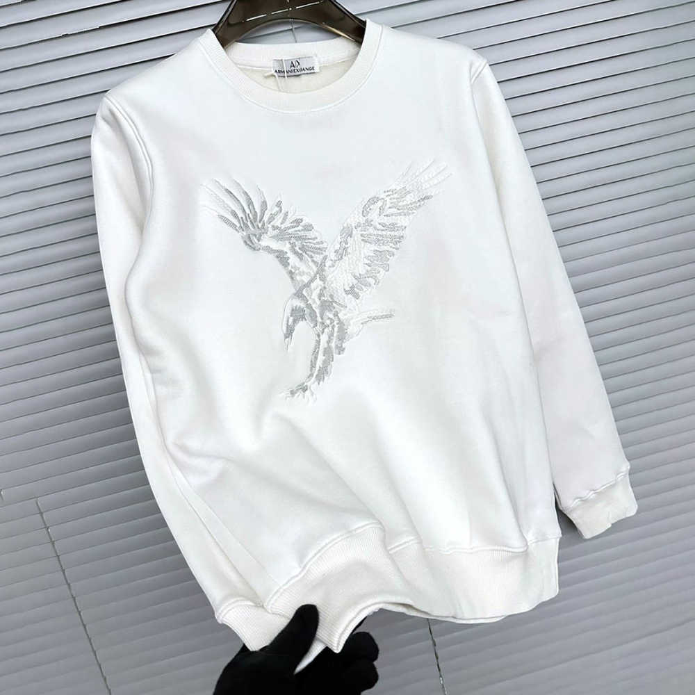 Armani Exchange White Premium Quality Sweatshirt-2
