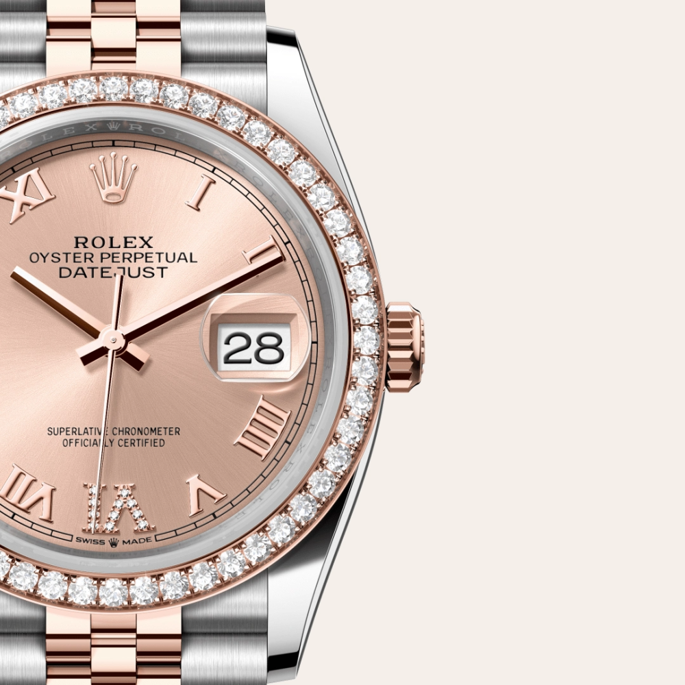 Rolex Datejust 36 in Everose Rolesor - combination of Oystersteel and Everose gold, M126281RBR-0015-thumb-5