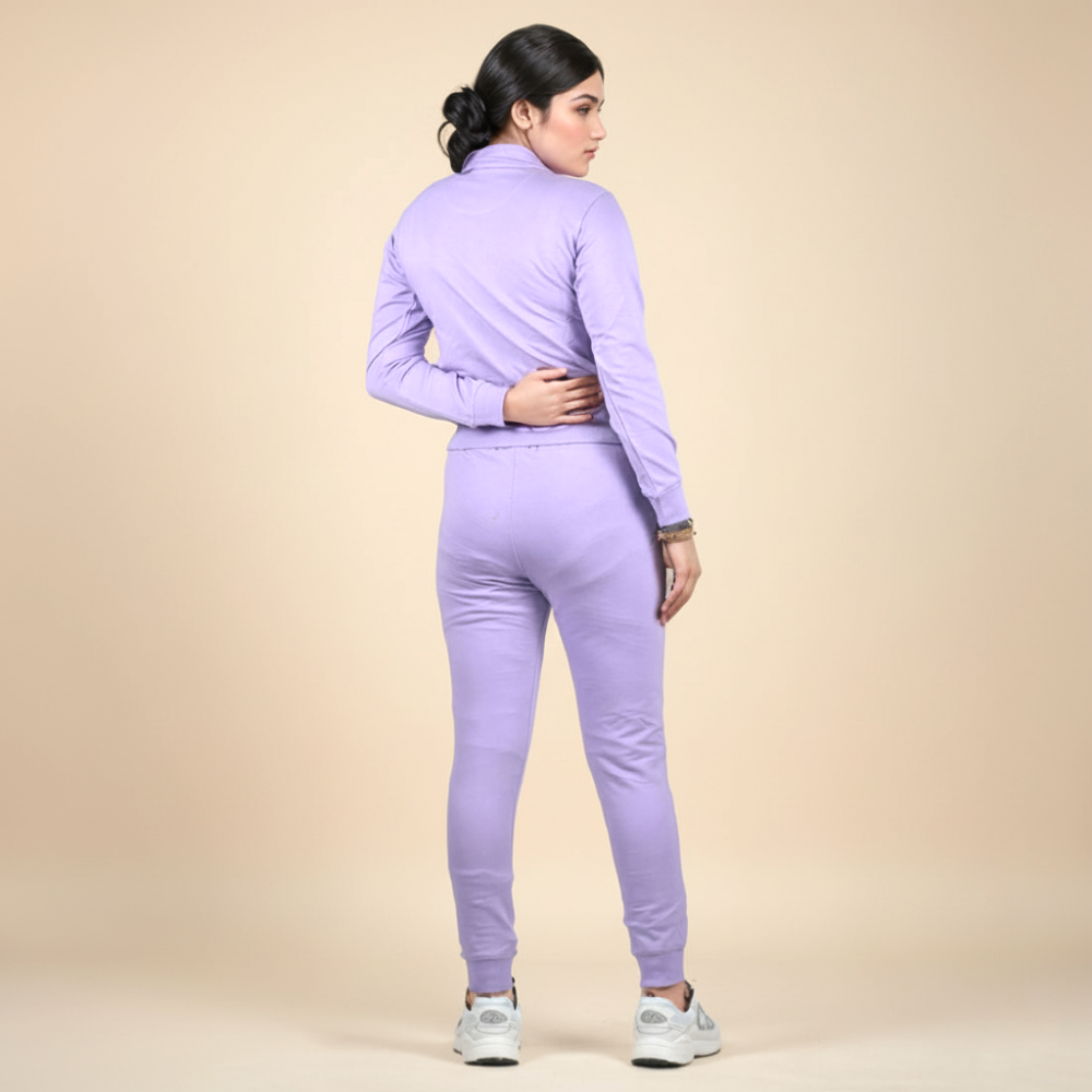 Burberry Purple Premium Quality Tracksuit-3