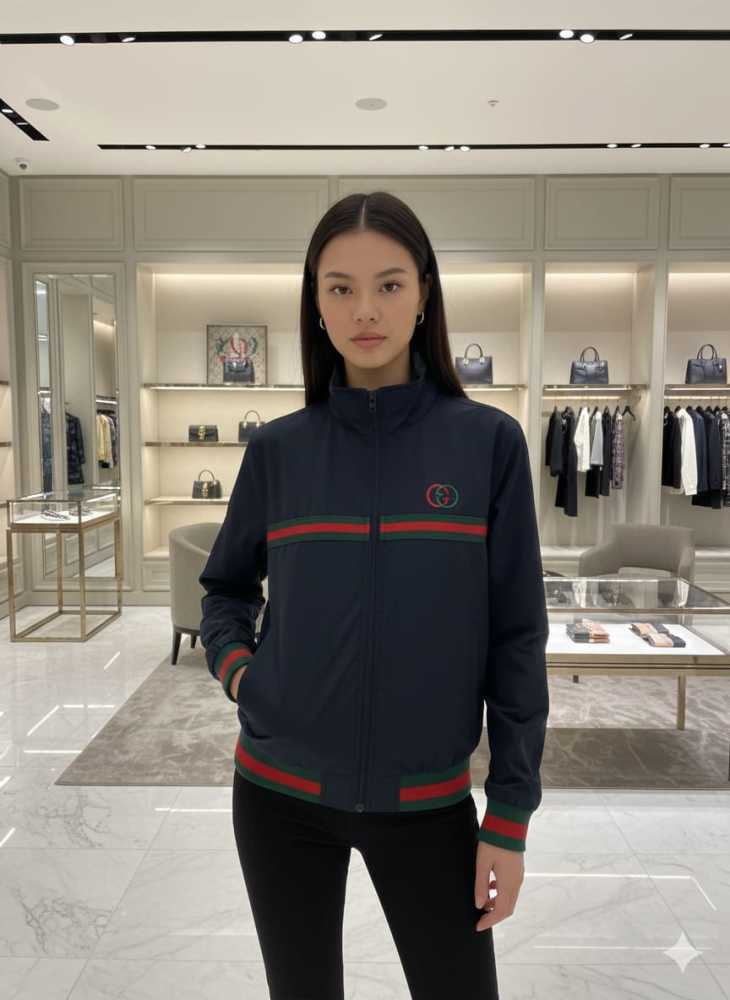 Gucci Blue Premium Quality Jacket-thumb-1