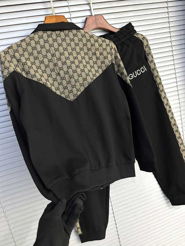 Gucci Black Premium Quality high End Authentic Track Suit-thumb-3