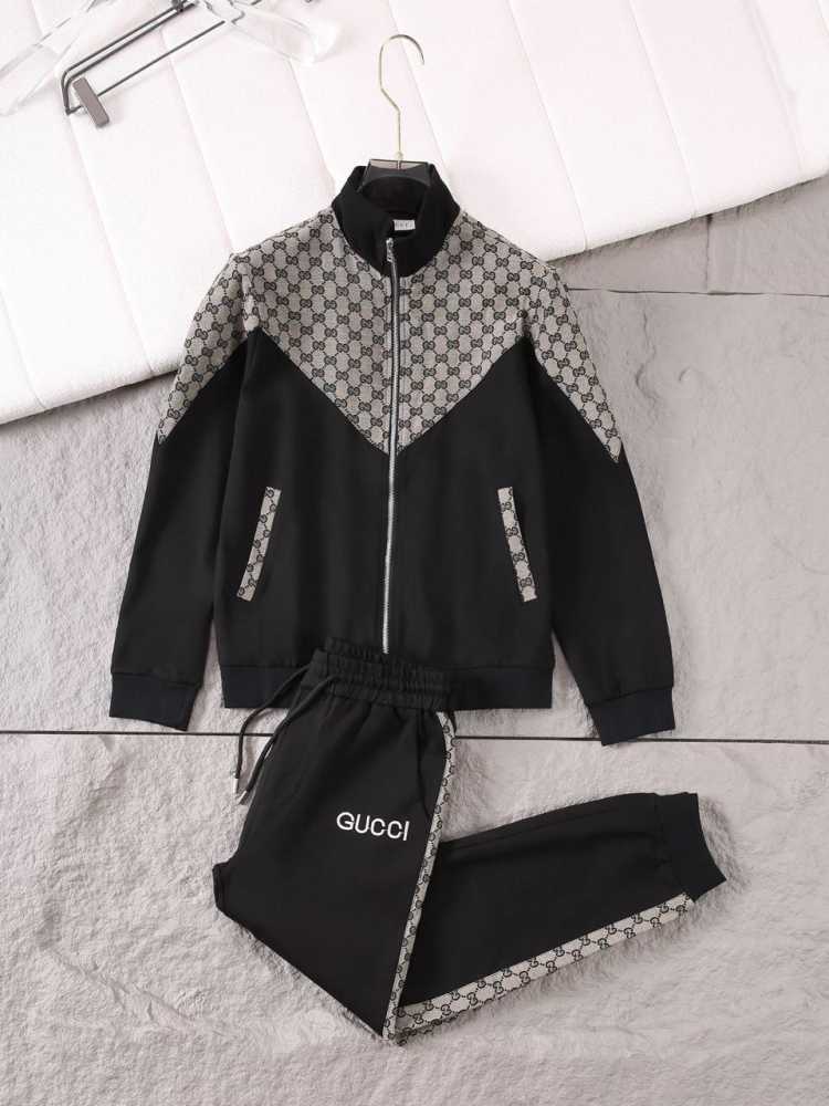 Gucci Black Premium Quality high End Authentic Track Suit-thumb-12