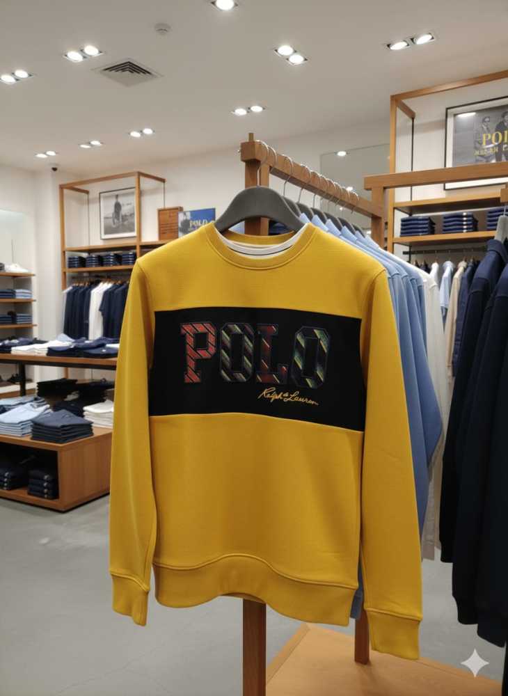 Ralph Lauren Yellow Premium Quality Sweatshirt-1