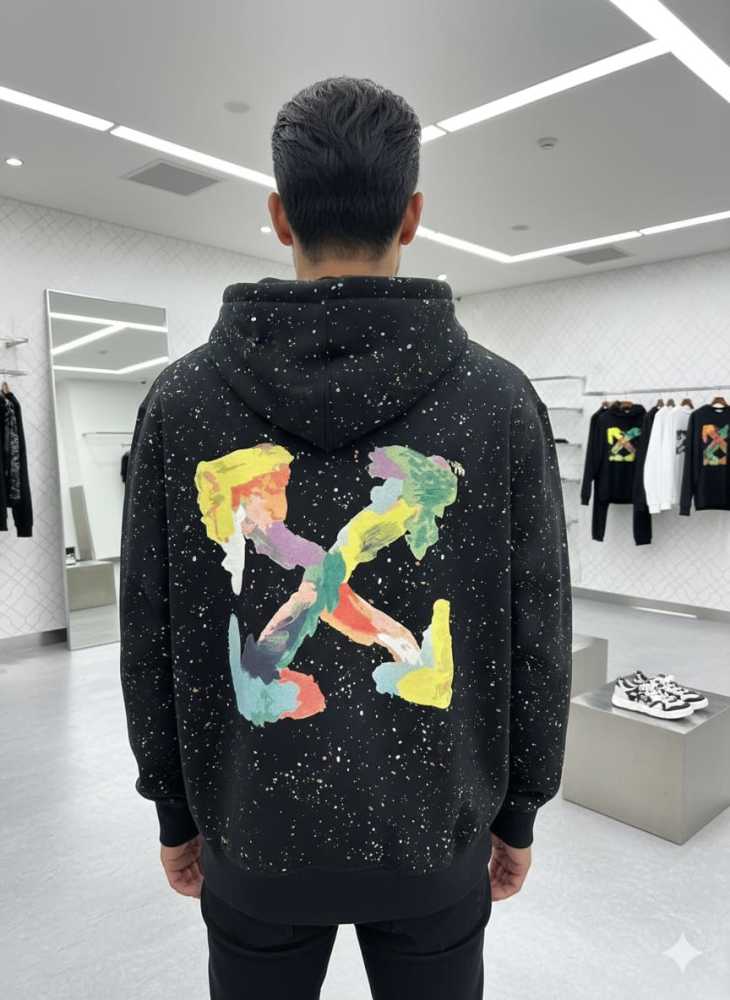 Off White Black Premium Quality Hoodie-thumb-4