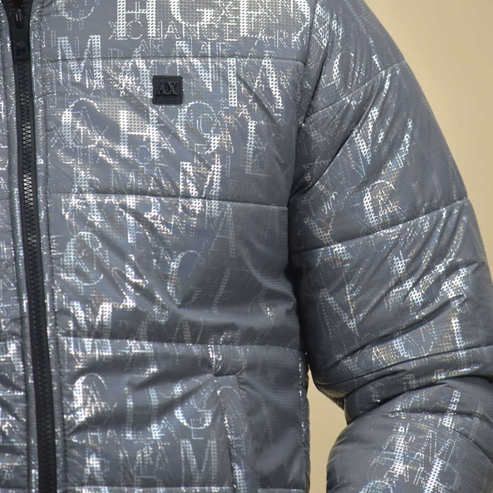 Armani Exchange Grey Premium Quality Jacket-4