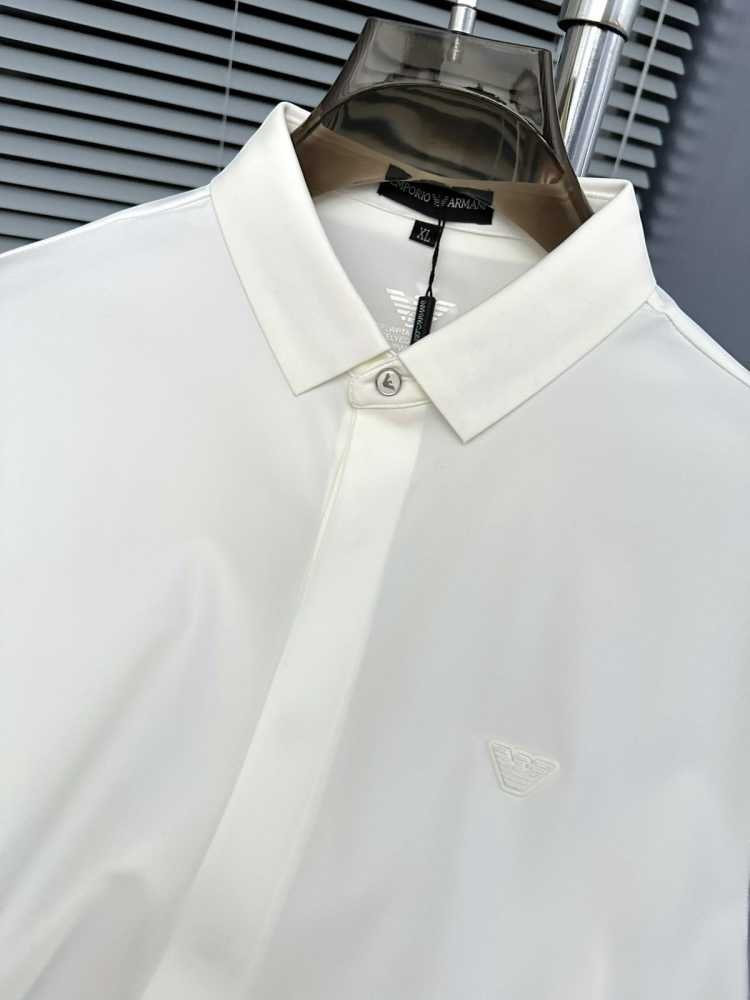 Armani Exchange White Premium Quality Cotton Shirt-thumb-2