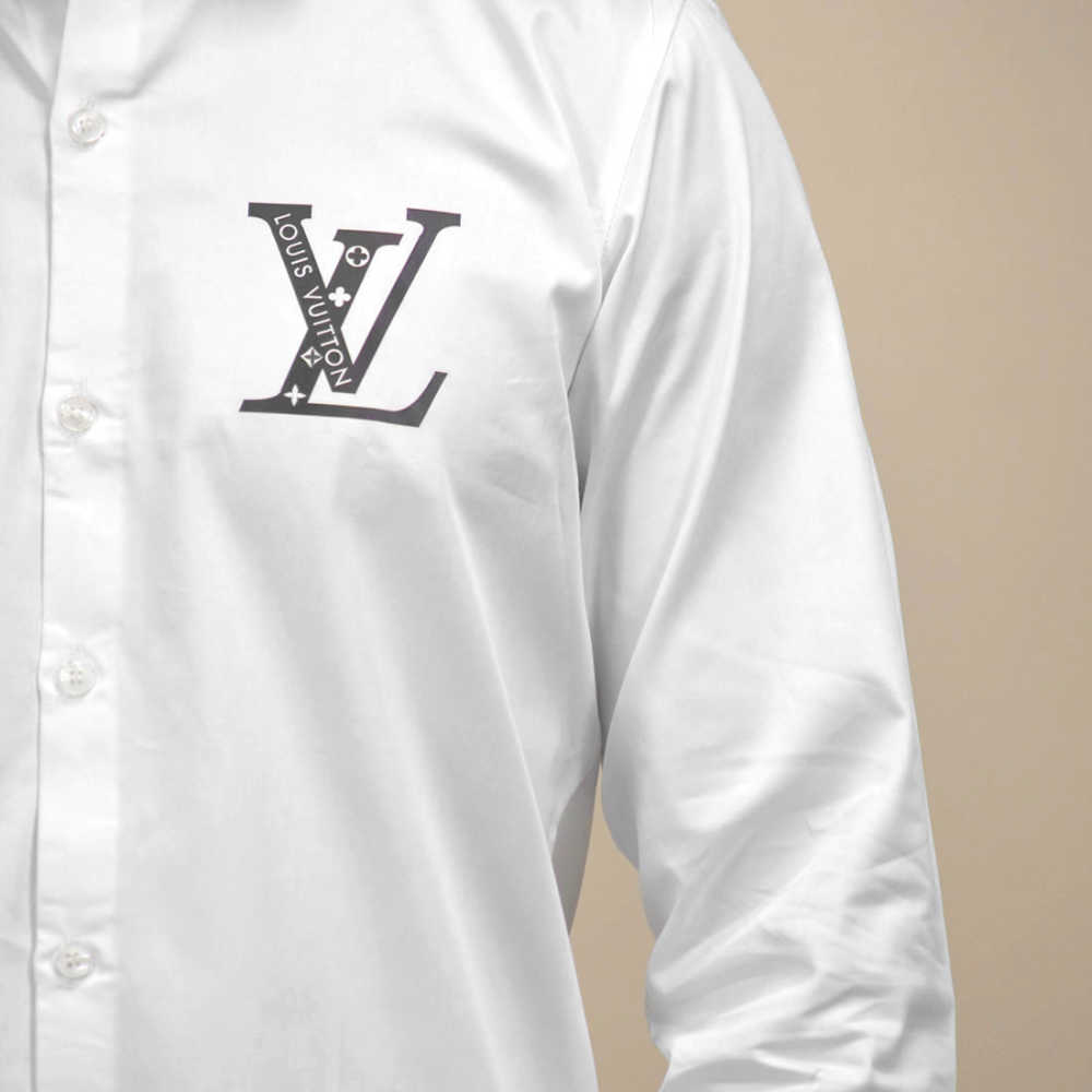 Louis Vuitton Pocket logo White Premium Shirt-thumb-4