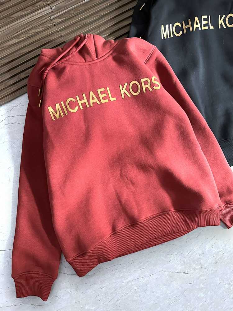 Michael Kors Red Embroidered Women Hoodies-1