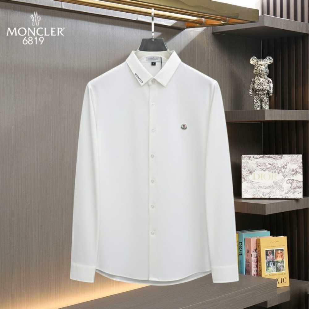Moncler White Pemium Quality High End Authentic Shirt-thumb-1