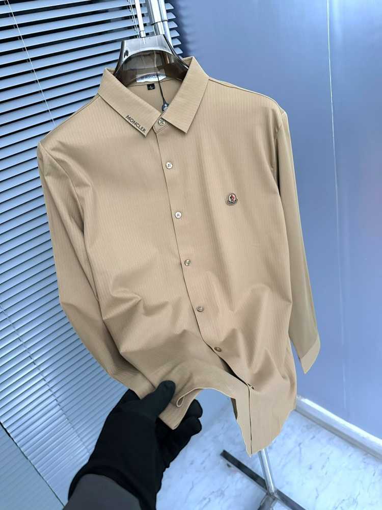 Moncler Brown Pemium Quality High End Authentic Shirt