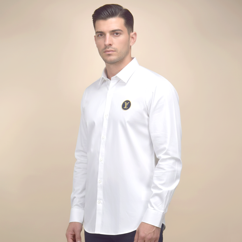 Louis Vuitton White Premium Quality Shirt