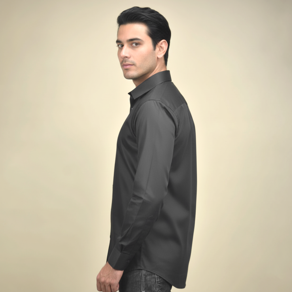 Burberry Black Premium Quality Shirt-2