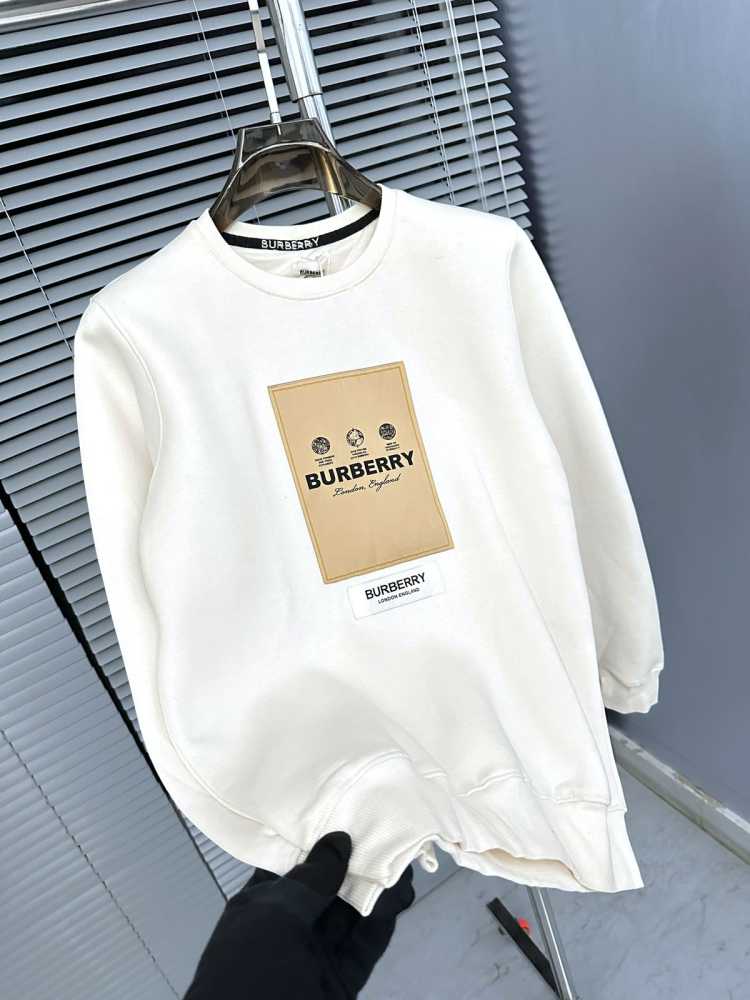 Burberry White Premium Quality Sweatshirt-thumb-4