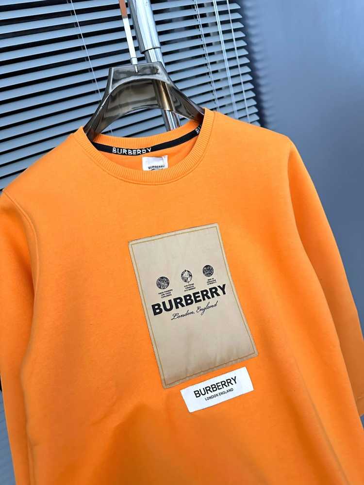 Burberry Orange Premium Quality Sweatshirt-4
