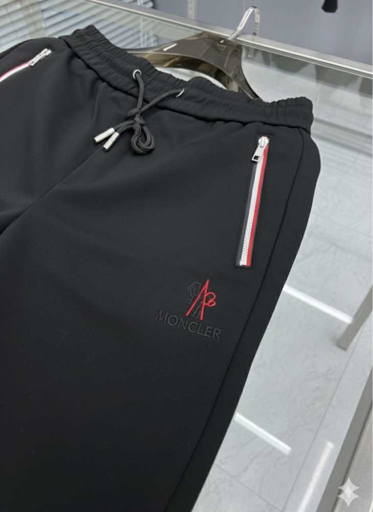 Moncler Black Premium Quality Warm Track Pant-thumb-2