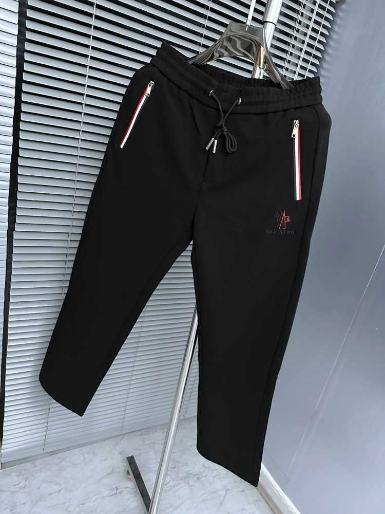 Moncler Black Premium Quality Warm Track Pant-thumb-6
