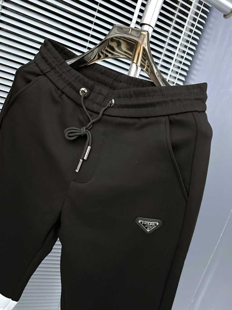 Prada Black Premium Quality Warm Track Pant-thumb-3