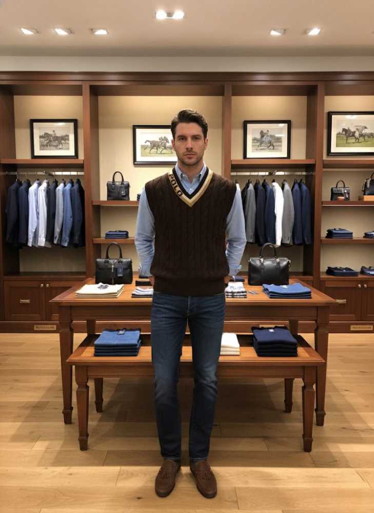 Ralph Lauren Brown Premium Quality Sweatshirt-1