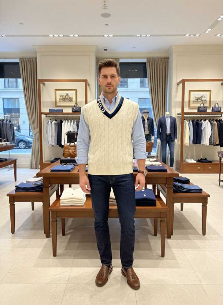 Ralph Lauren White Premium Quality Sweatshirt-thumb-1