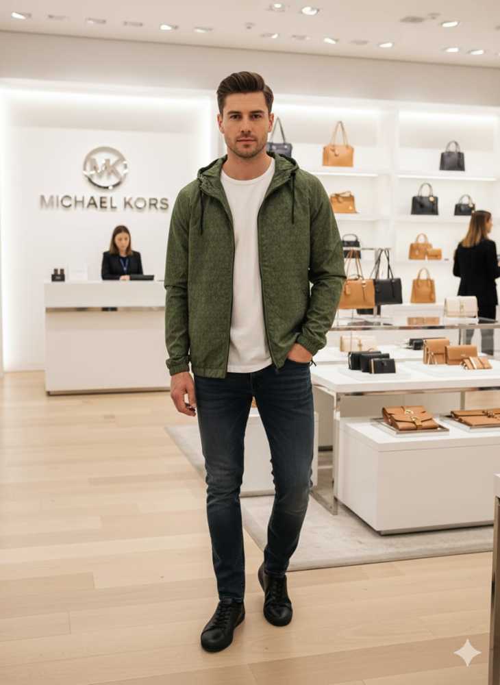 Michael kors Green Oblique Premium Quality Zipper