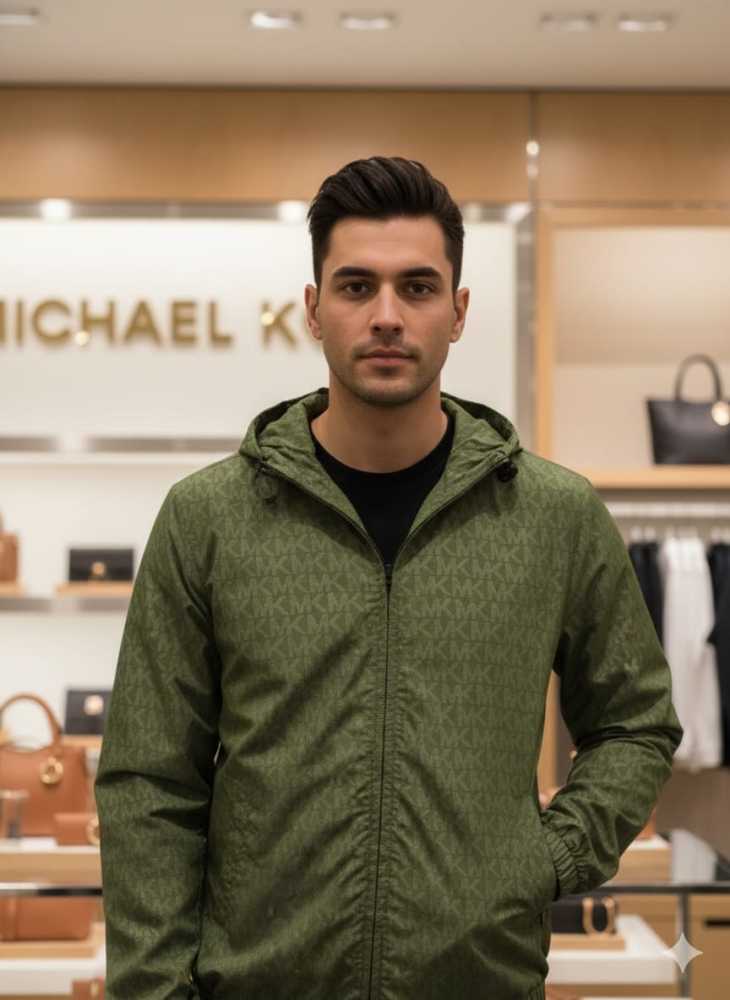 Michael kors Green Oblique Premium Quality Zipper-thumb-1