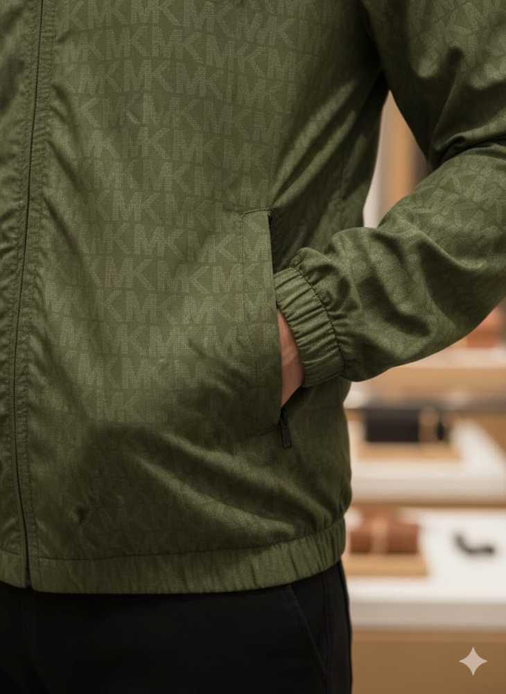 Michael kors Green Oblique Premium Quality Zipper-thumb-5