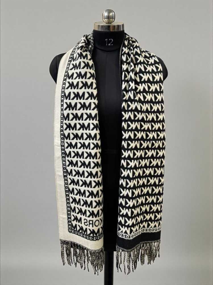 Michael Kors Black Semi Woolen Stole