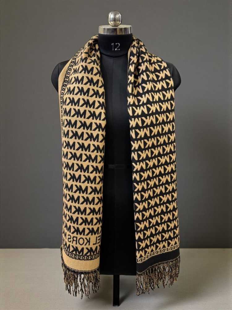 Michael Kors Brown Semi Woolen Stole
