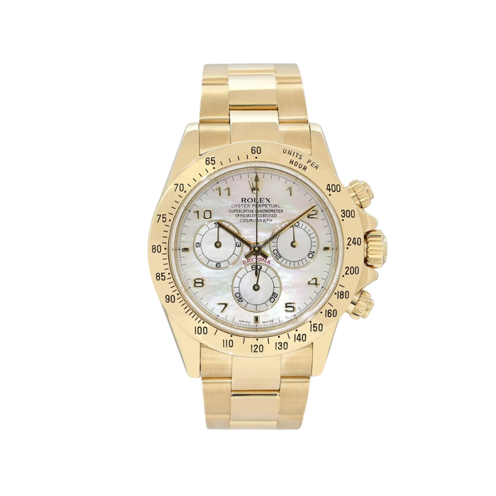 Rolex Oyster Perpetual Cosmograph Daytona 40 mm 18 ct Yellow Gold Watch 116528