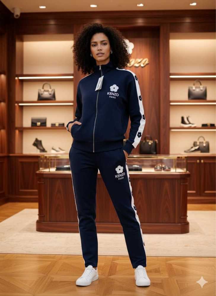 Kenzo Blue Premium Quality Winter Tracksuit