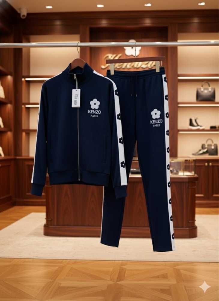 Kenzo Blue Premium Quality Winter Tracksuit-3