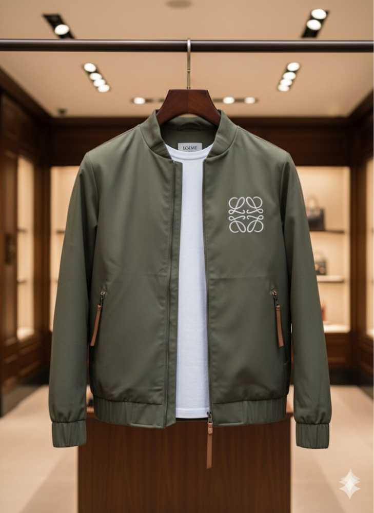 Loewe Green Oblique Premium Quality Zipper-thumb-1