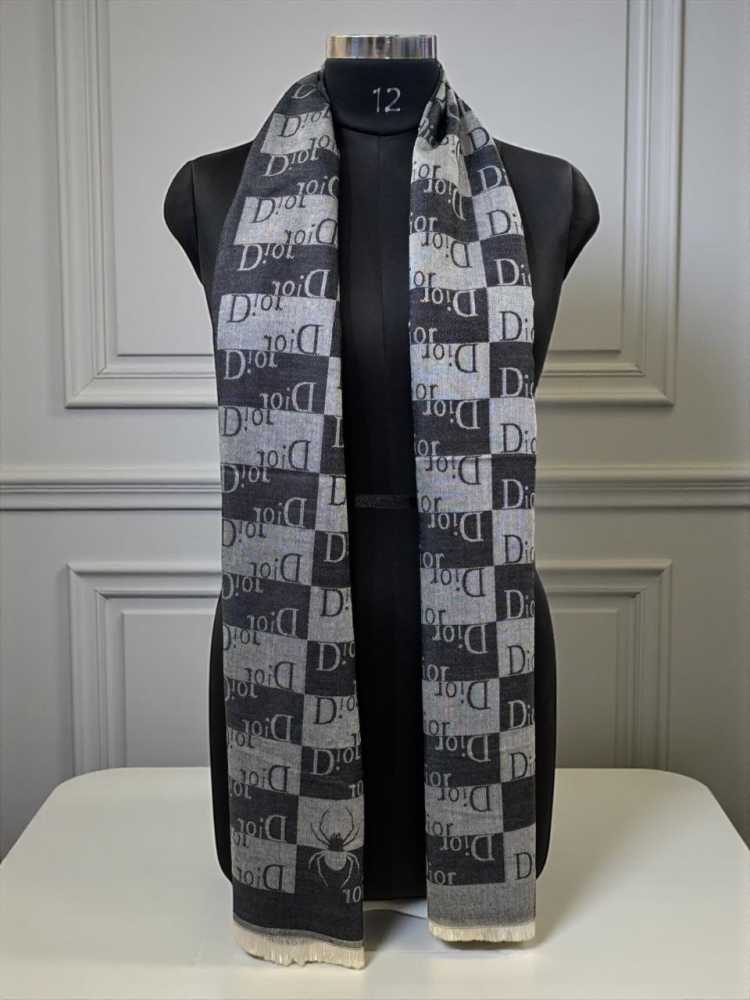Dior Blue Premium Quality Woollen Stole